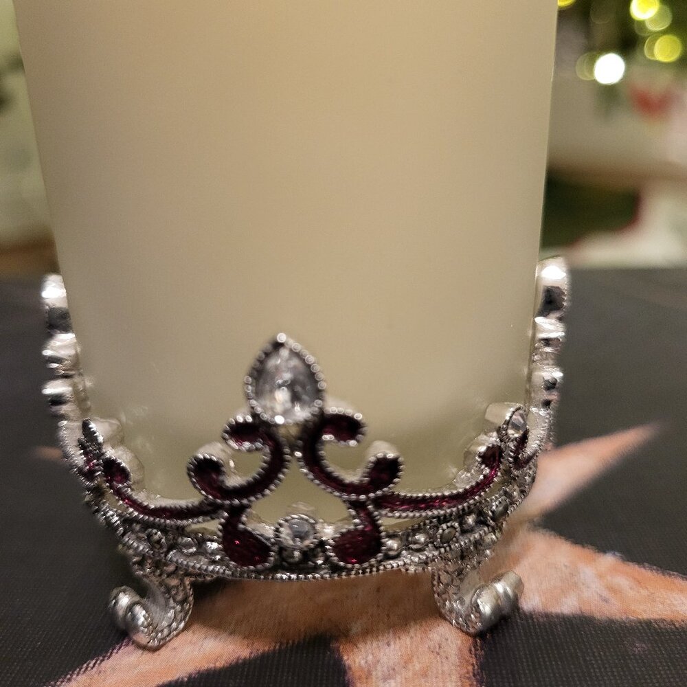 Judith Jack Crown of marcacites votive candle holder